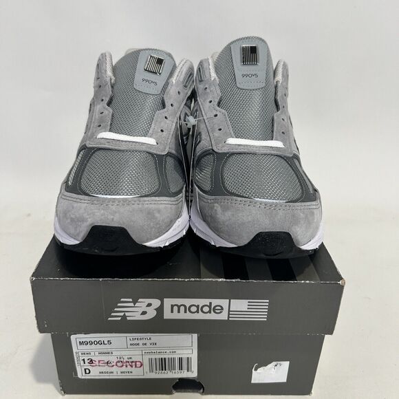 New Balance 990v5 Made in USA “Grey White” 2024 main image 5